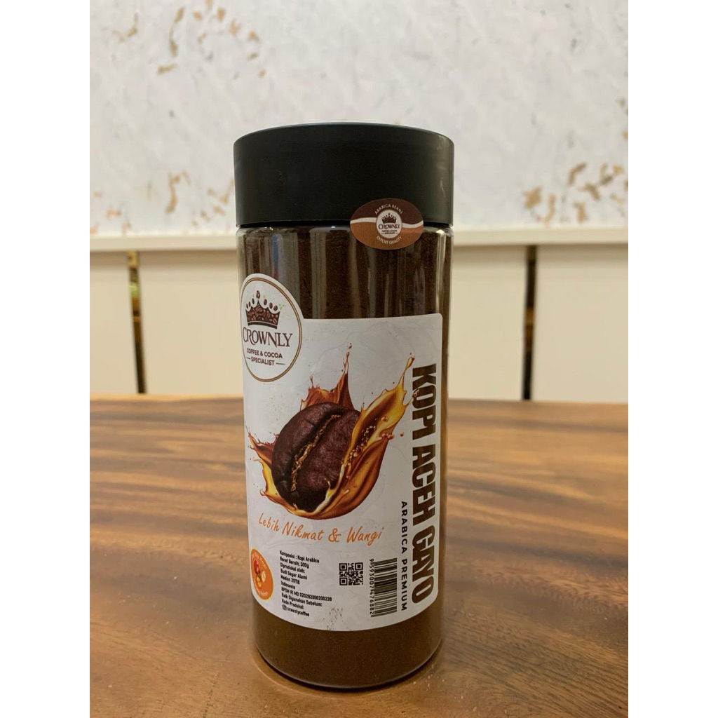 

Crownly Coffee Arabica Premium, Aceh Gayo