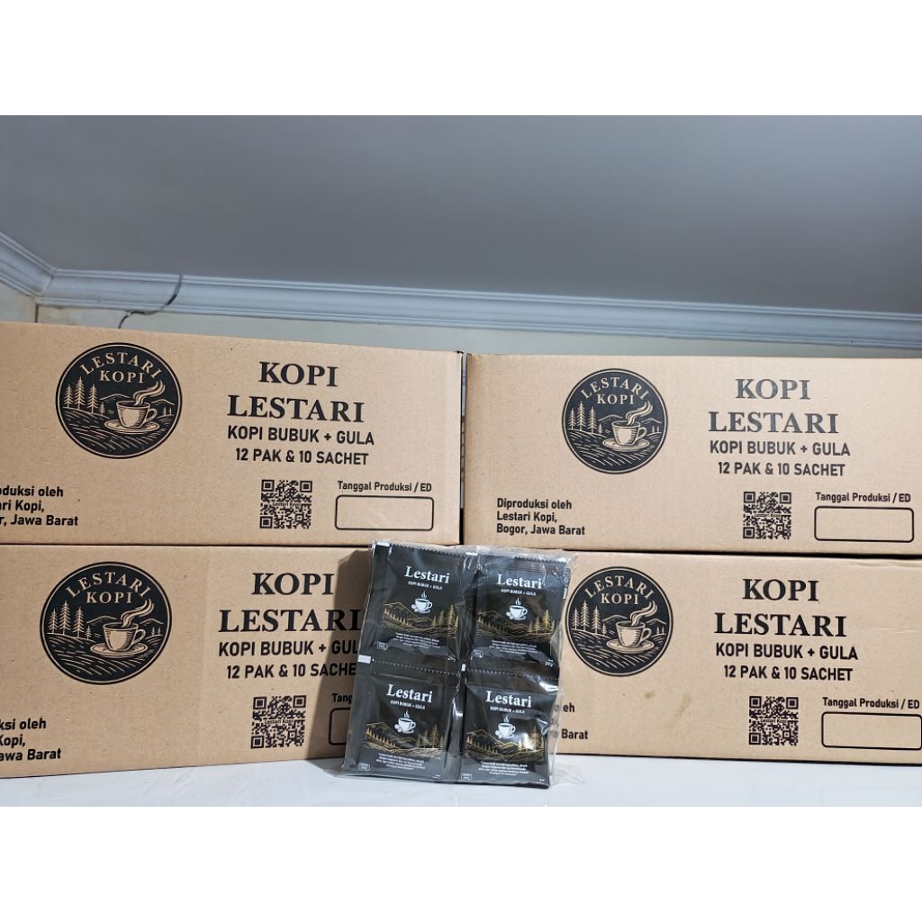 

Kopi Lestari Sachet 20gr ( 1Pack)