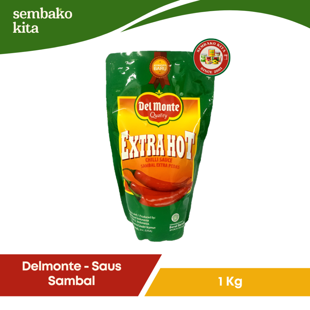 

Del Monte – Saus Sambal Extra Hot Chilli 1000g (1kg)