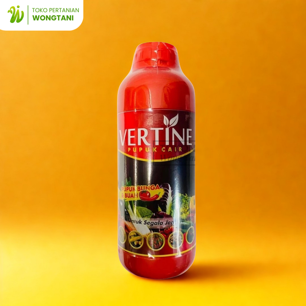 Pupuk Cair NPK Lengkap VERTINE GROW 1 Liter – Bunga, Buah, Padi, Bawang, Tembakau – CV. MITRA TANI
