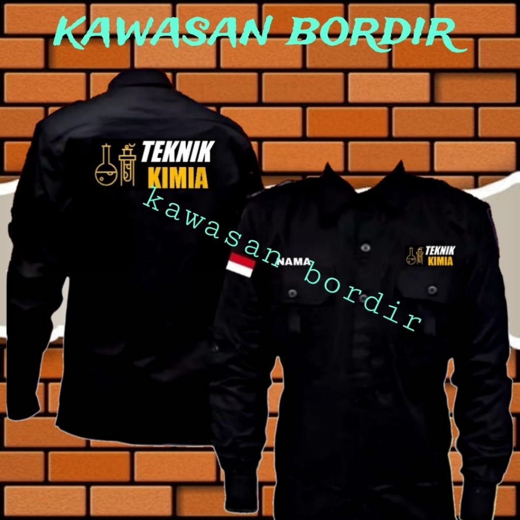 Terbaru kemeja teknik kimia seragam teknik kimia baju teknik kimia pdh teknik kimia bisa custom bord