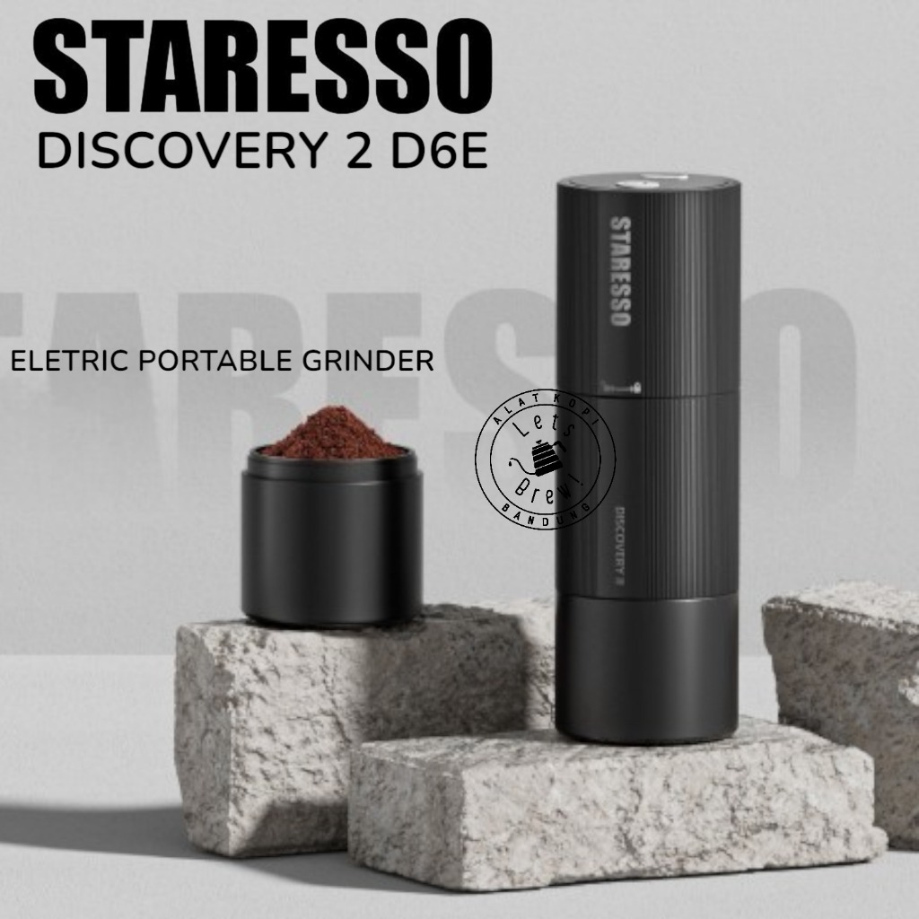 Staresso Discovery 2 D6E Plus Portable Elektrik Grinder untuk Espresso sampai manual Brew