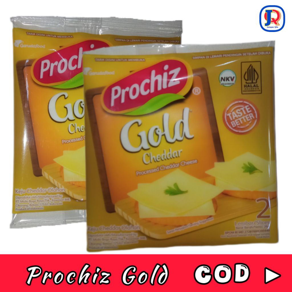 

PROCHIZ GOLD CHEDDAR 2 LEMBAR / Pcs