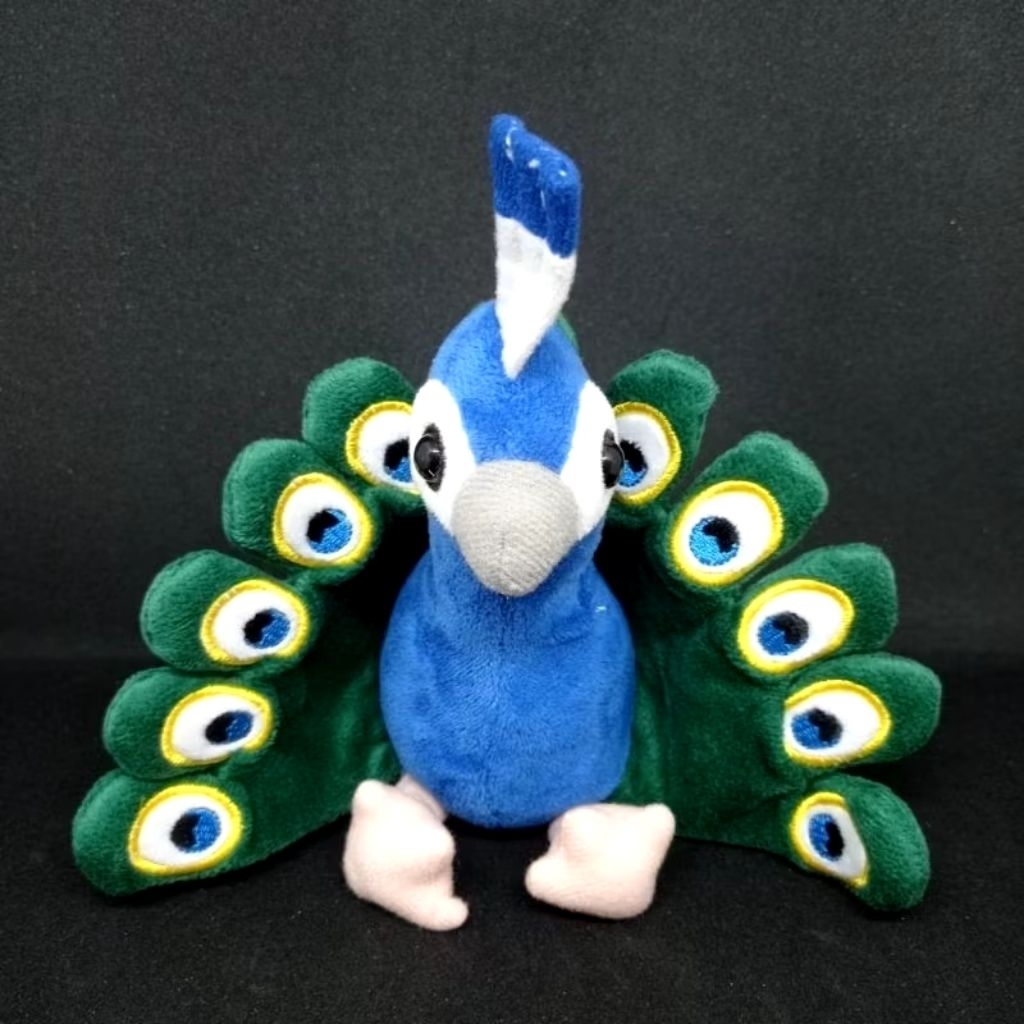 Boneka merak mini like new