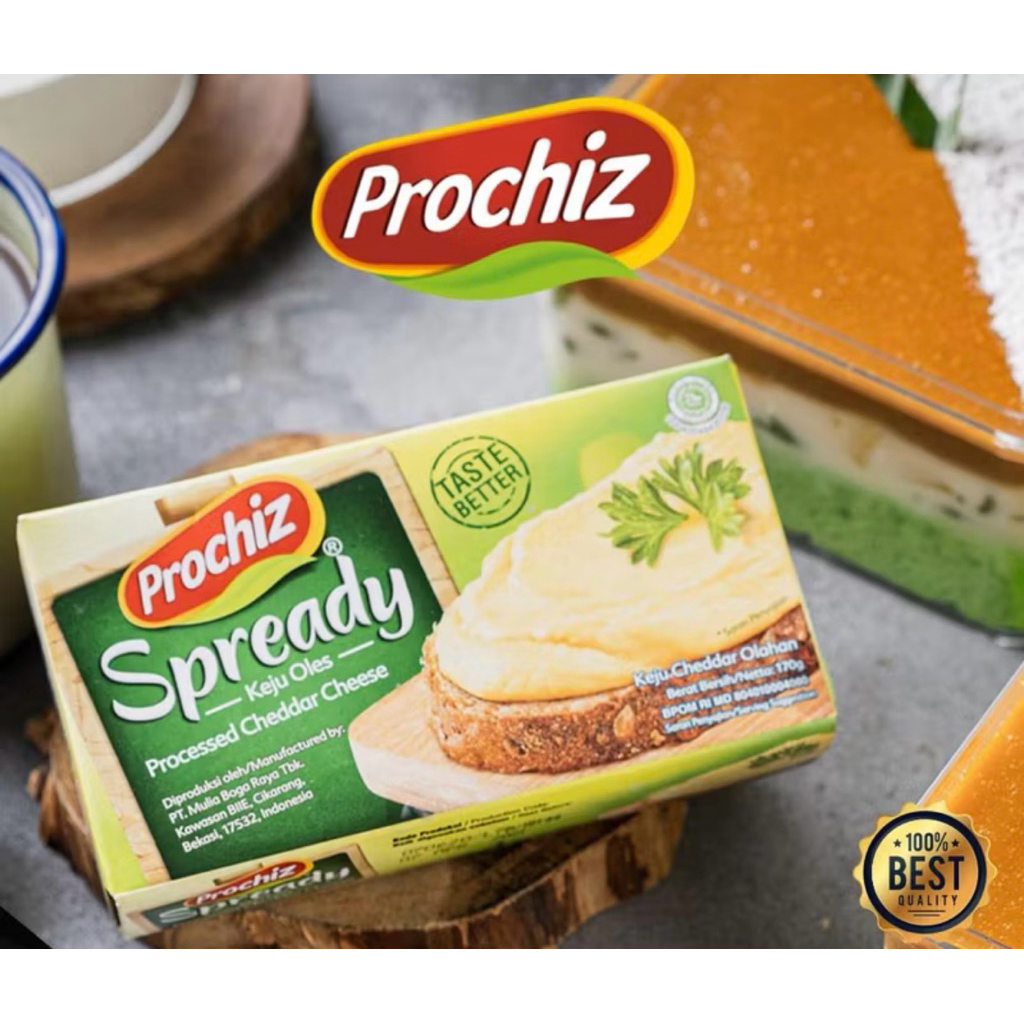 

Prochiz Spready / Prochiz keju Oles praktis 160 gram Siap Kirim/Bisa Instan