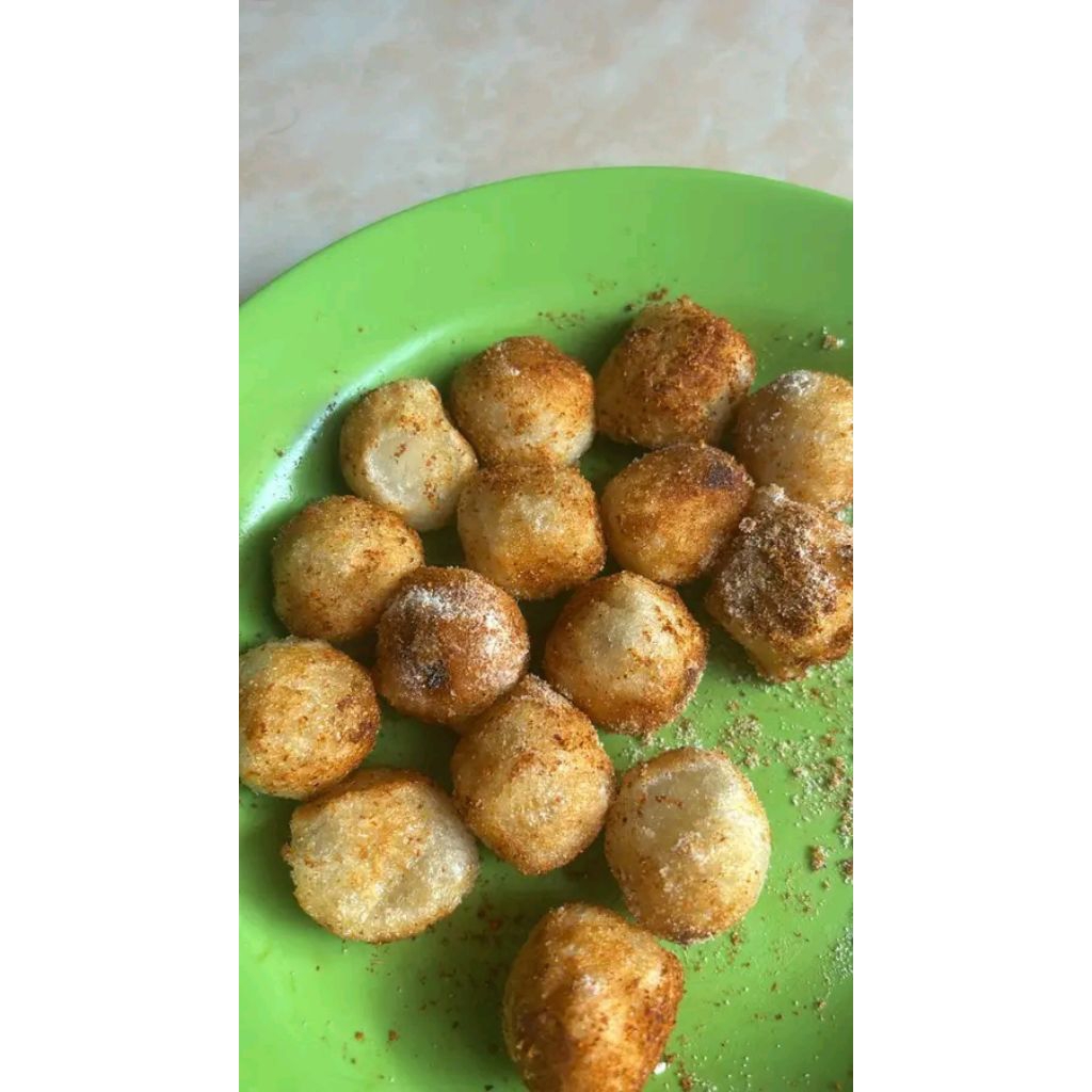 

Cimol isi keju mozarella Cimol nyenol