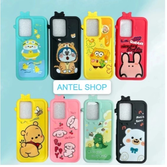 Case VIVO Y21S/Y16/Y20/Y02/Y22/Y12S/Y21 CASE CORAK KARAKTER Headtoon LUCU SOFT CASE Gambar