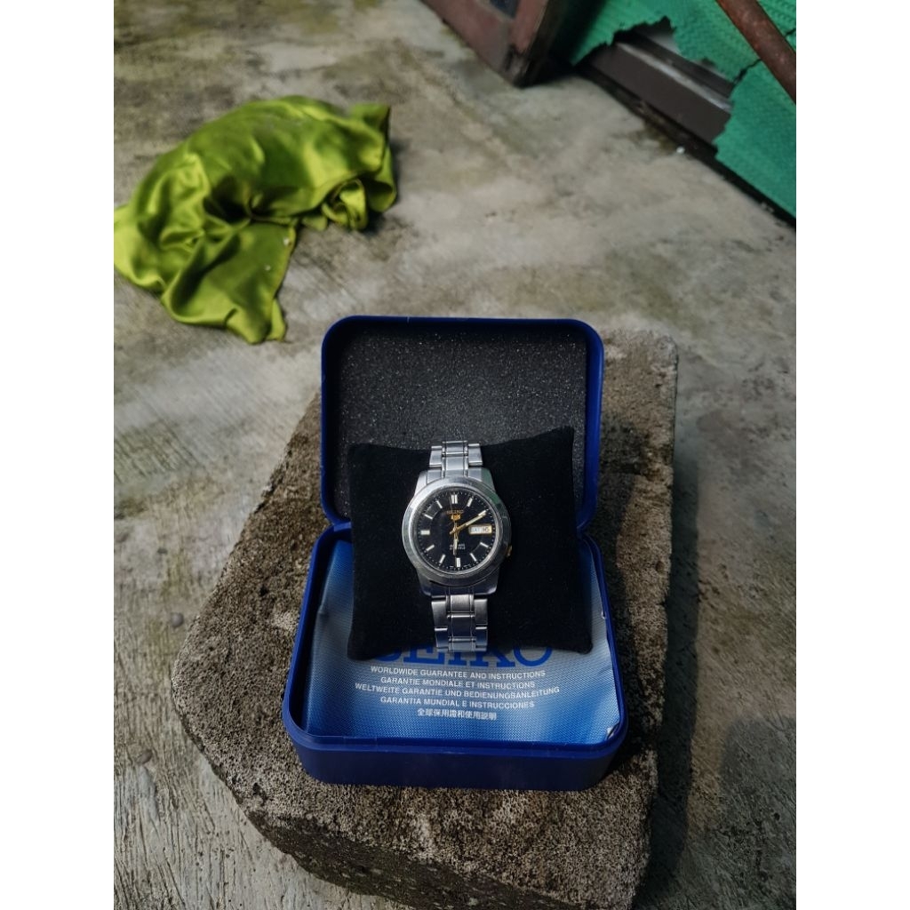 Seiko 5 Sports SNKK17K1 Automatic Black Dial Stainless Steel Strap