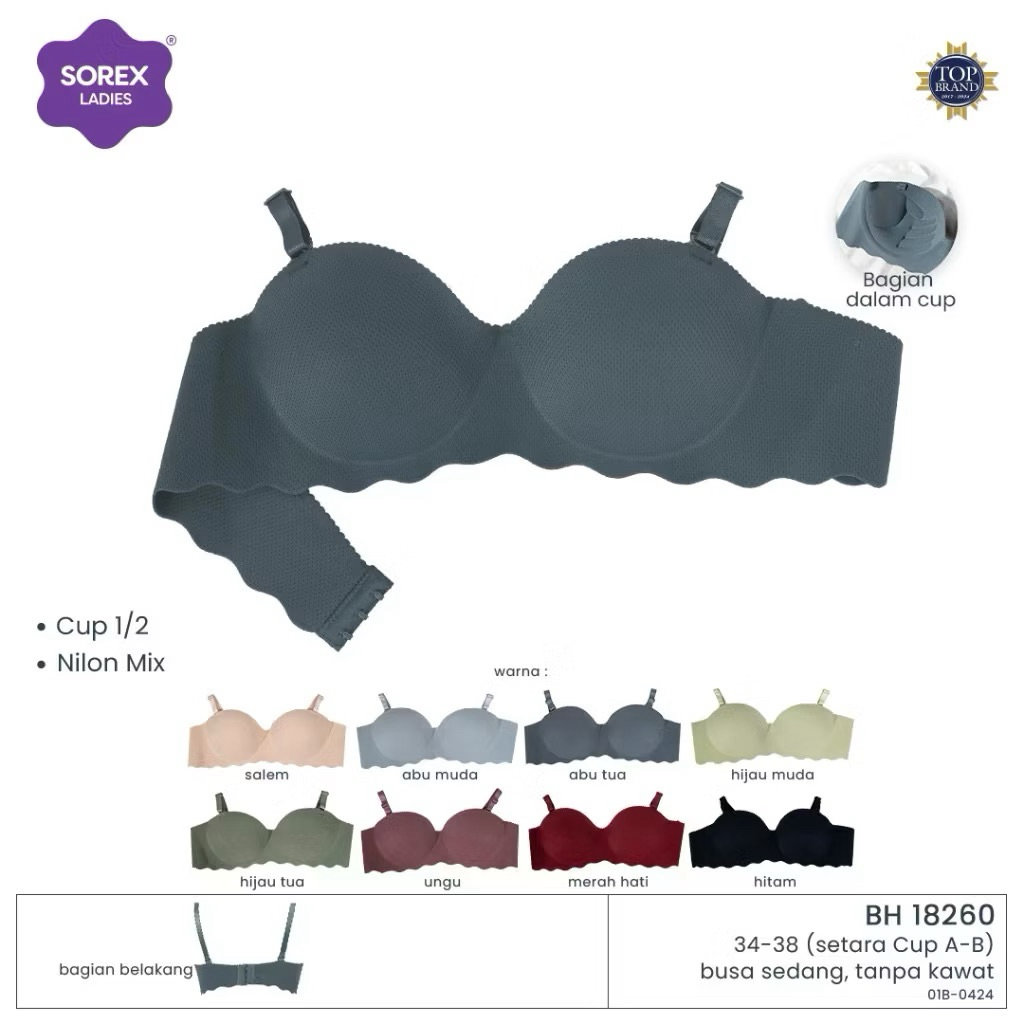 BRA PUSH UP SOREX SEAMLESS 18260