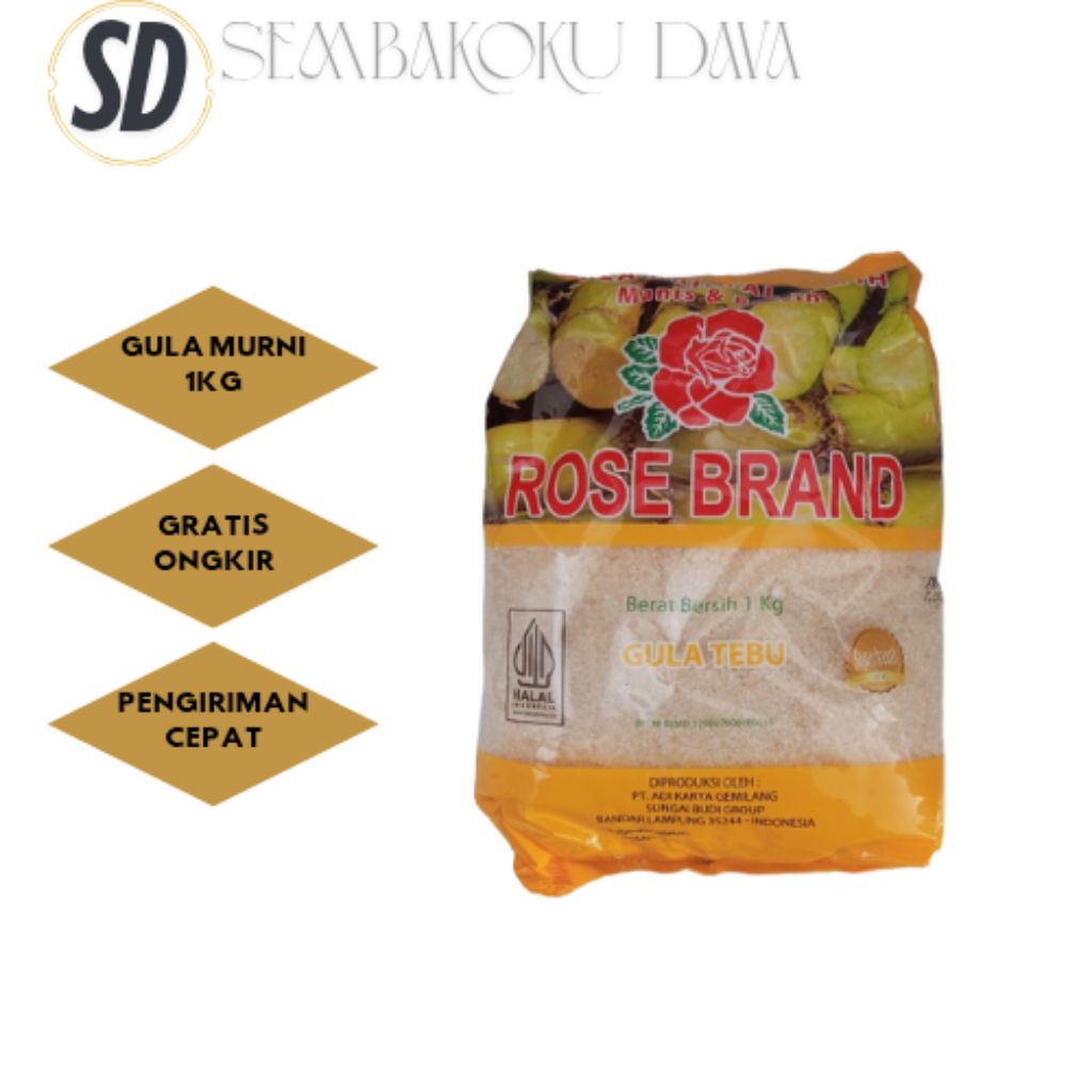 

Gula rosebrand 1kg murah//Gula rosebrand//Gula pasir