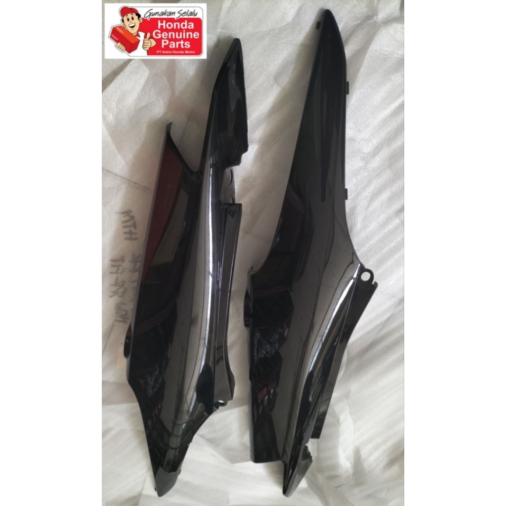 COVER TUTUP BODY HITAM SUPRA FIT NEW ORIGINAL AHM ASLI NOS