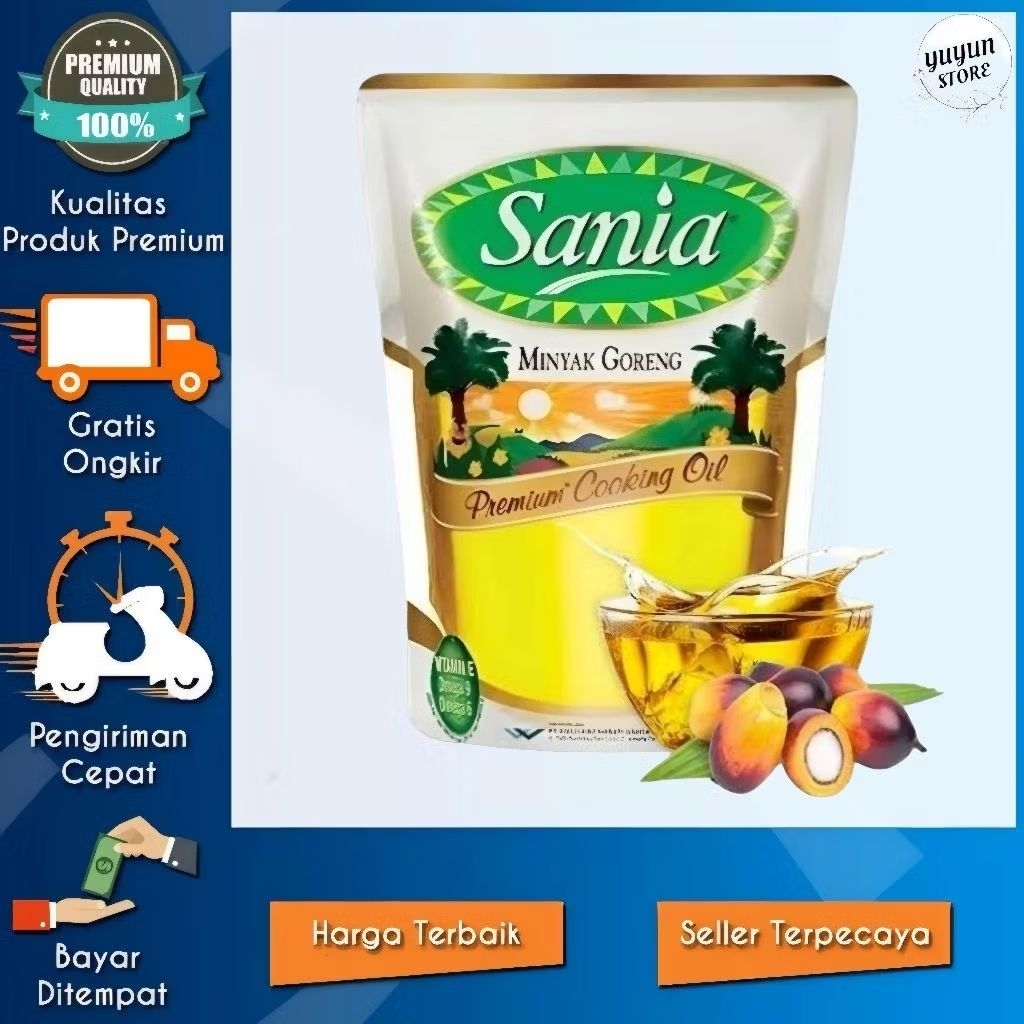 

Paket Hemat 2pcs Minyak Goreng Sania Kemasan Pouch 2 Liter Harga Termurah