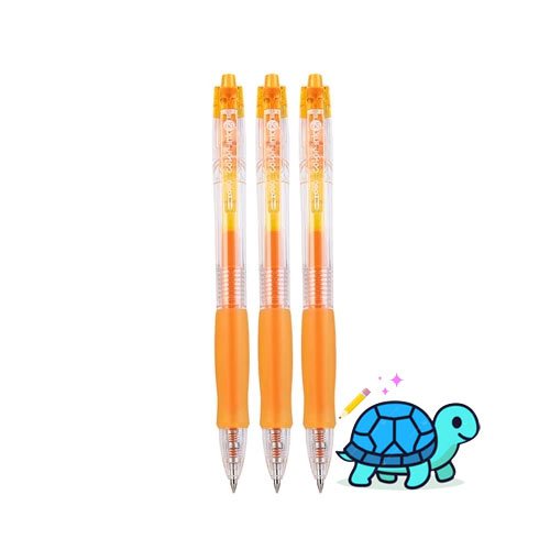 

Deli Pulpen Gel Warna / Color Gel Pen / Pulpen Warna Warni 0.5 mm - Orange