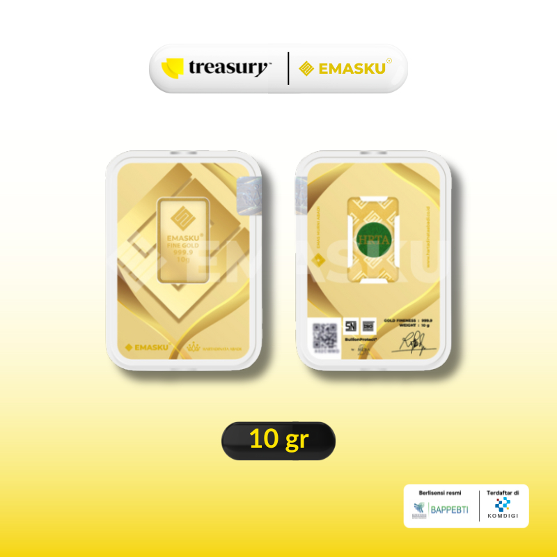 Logam Mulia EMASKU 10 Gram Hartadinata Abadi