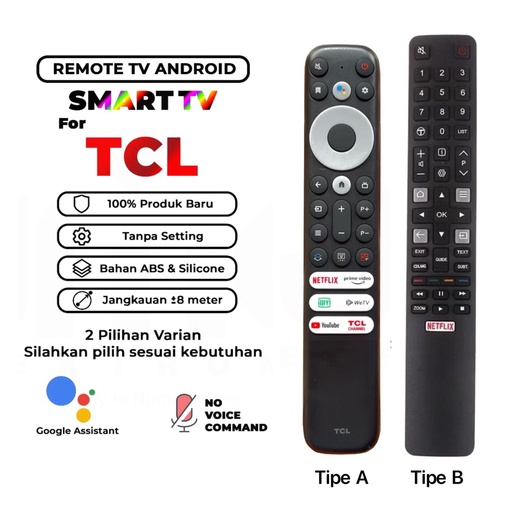 Remote TV TCL Smart TV Android TV