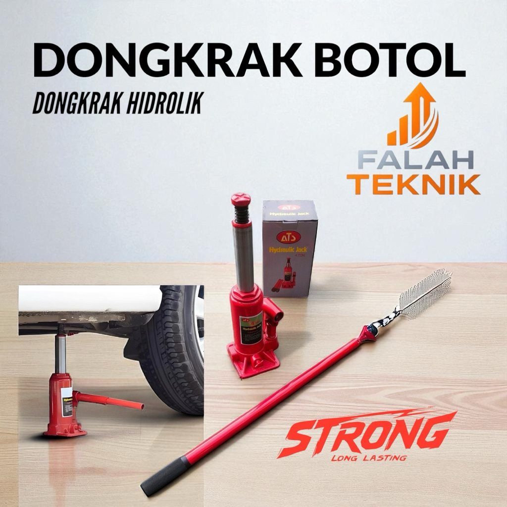 Dongkrak Mobil 2 Ton Dongkrak Botol HYDRAULIC 2 TON ATS