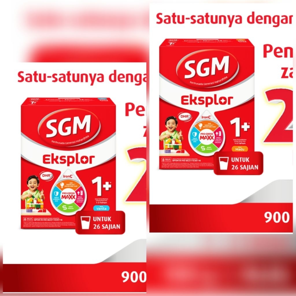 

Sgm Eksplor 1+ Pro-Gressmax 1-3 Tahun 900g