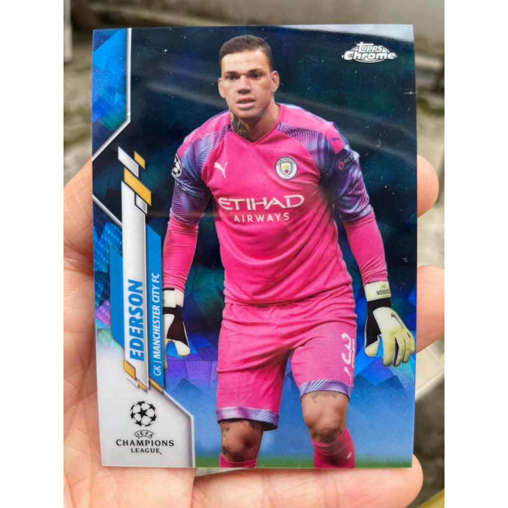 EDERSON MANCHESTER KARTU TOPPS CHROME