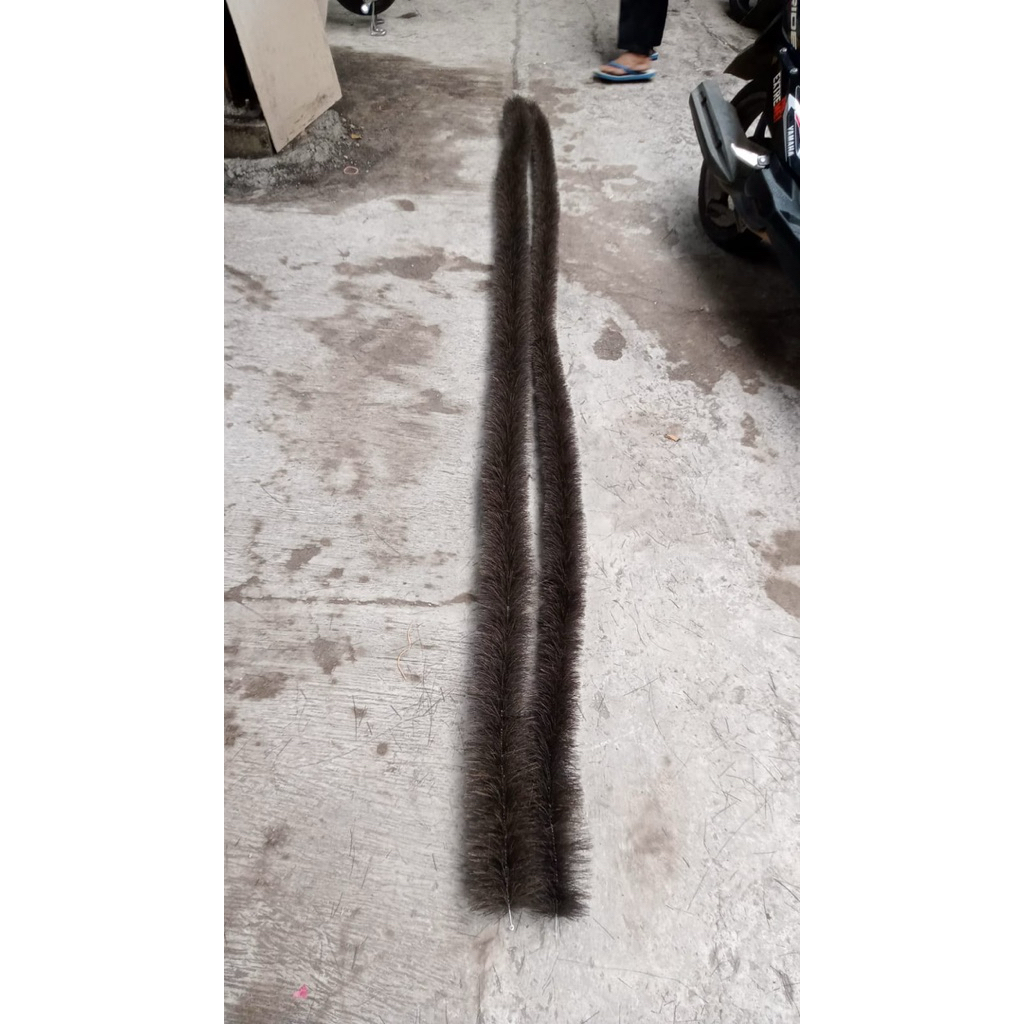 Ijuk duri 200/8cm anti tikus ular ijuk PLN Sikat ijuk filter saringan kolam ikan