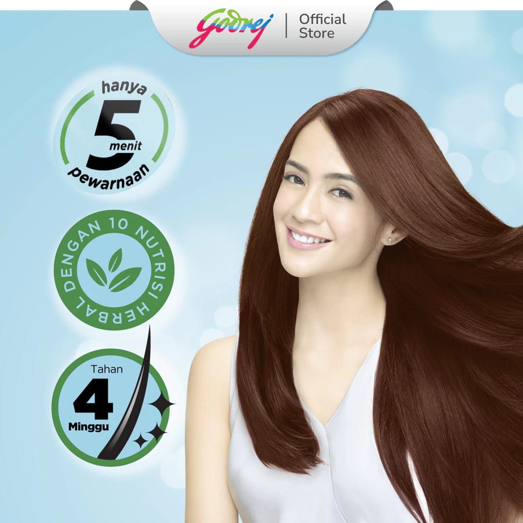 Nyu Henna Shampoo Hair Colour Natural Brown Box