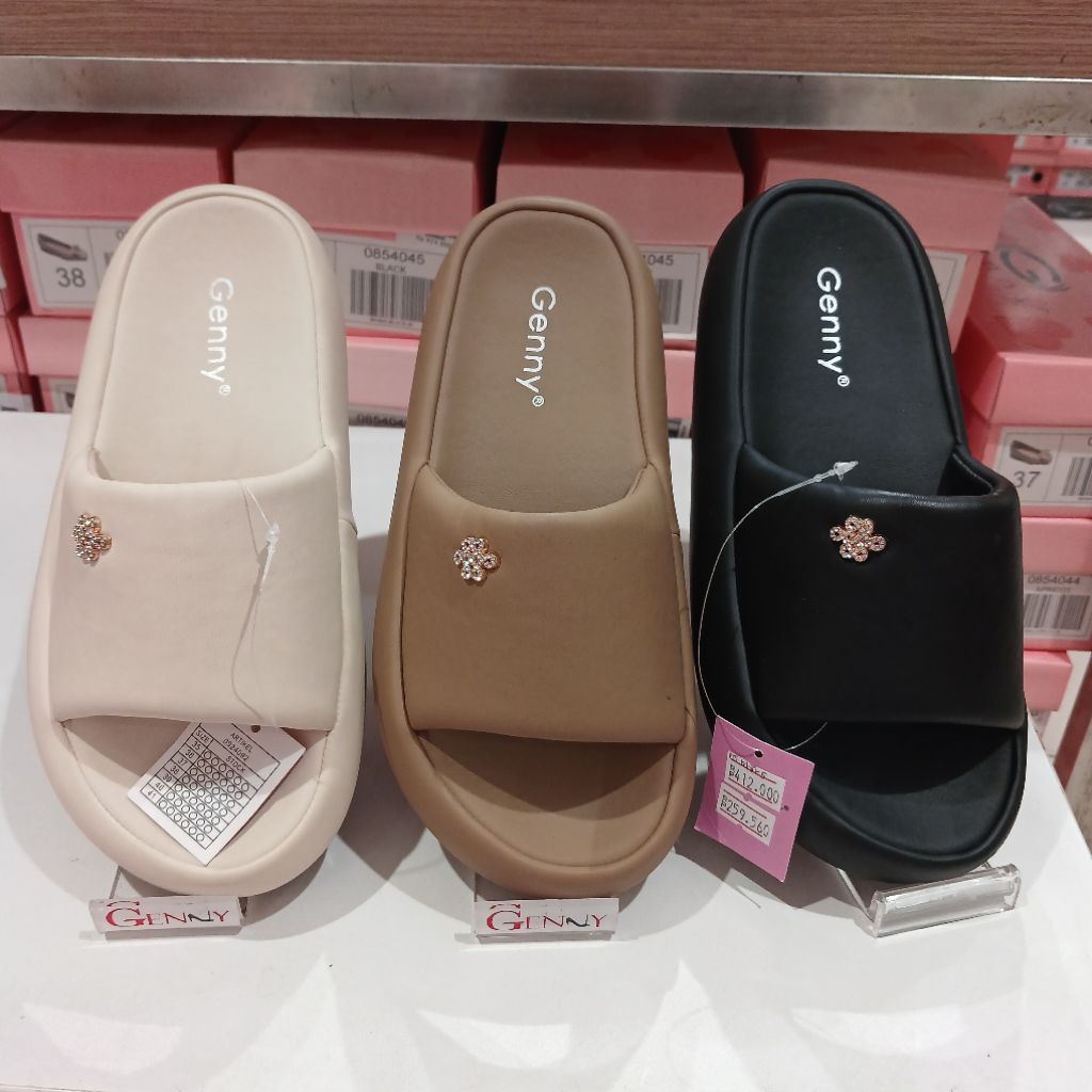 sandal wanita flat sol 2cm GENNY❗️ori matahari