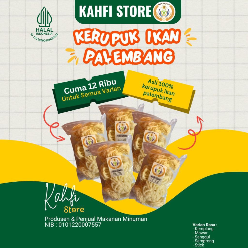 

KERUPUK IKAN PALEMBANG