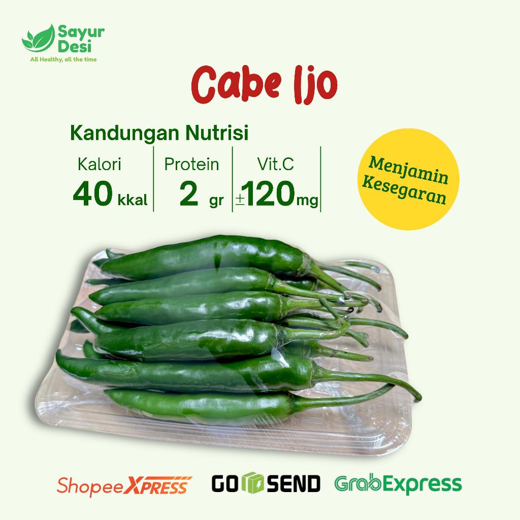 

Cabai Hijau Besar 250 Gram Cabe Sayur Desi