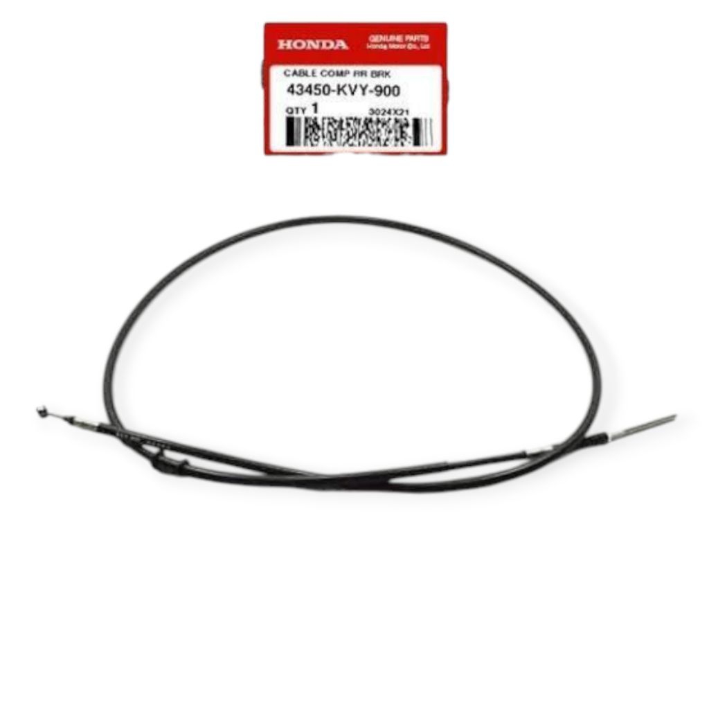 kabel rem beat karbu, kabel rem belakang beat original, kabel rem AHM 43450-KVY-900, part beat karbu
