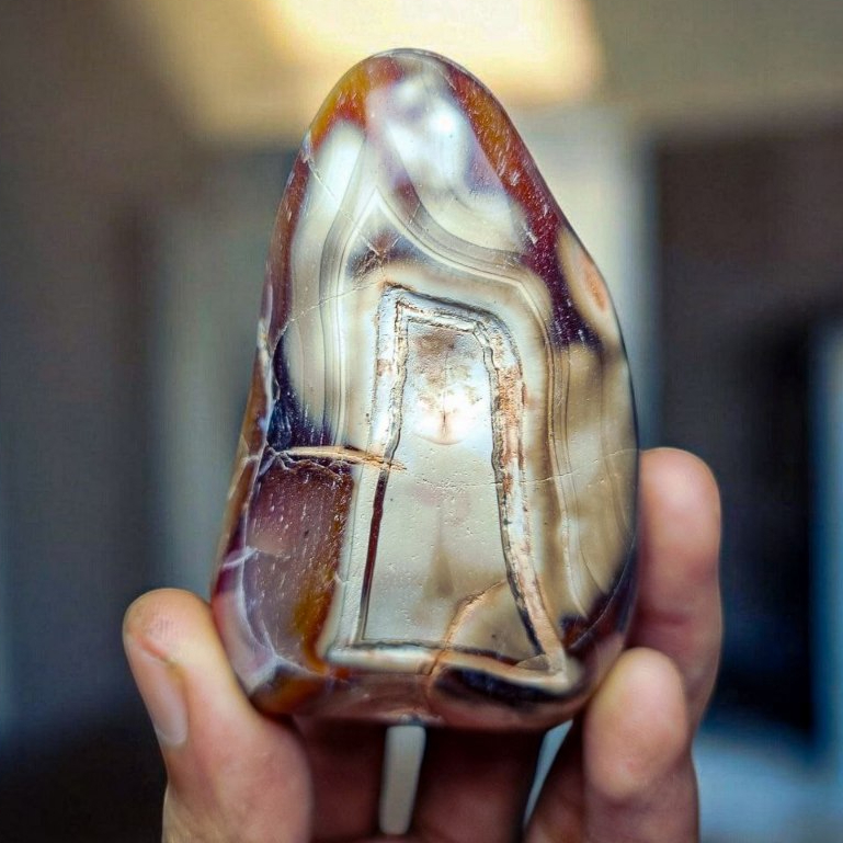 Blue Fire Mist Agate