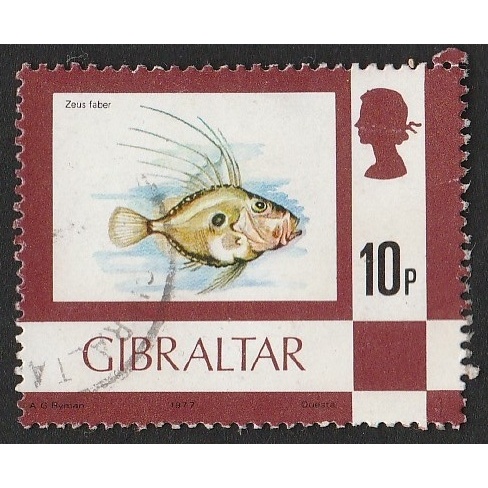 

A 12608 SATU BUAH PRANGKO GIBRALTAR NOMINAL 10 PENCE TEMA SATWA IKAN ZEUS FABER DENGAN KONDISI SUDAH ADA CAP