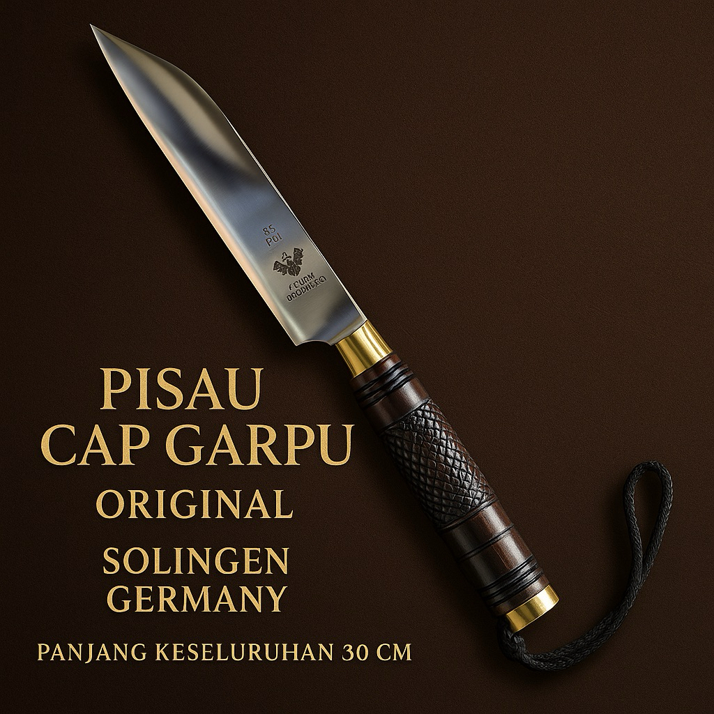 Pisau Cap Garpu Original ( asli garpu jerman) hss