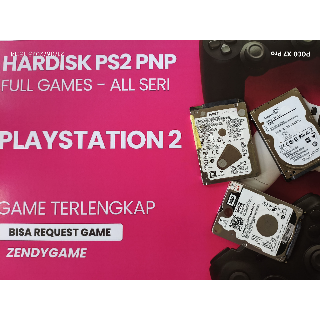 [160GB] HARDISK PS2 PLUG N PLAY 120GB | HARDISK PS2 MATRIX DAN SLIM TINGGAL COLOK LANGSUNG MAIN | HD