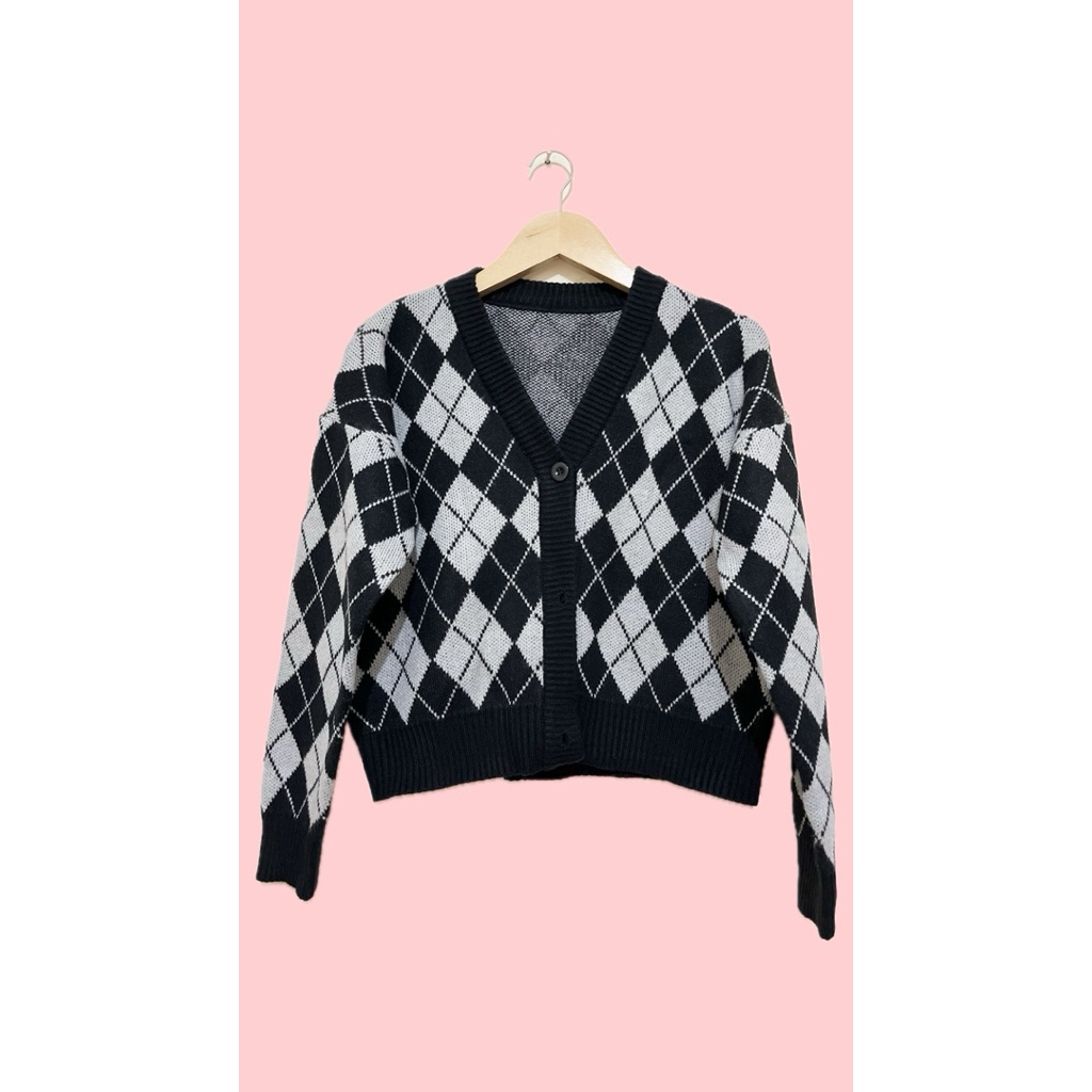Cardigan Motif Ketupat