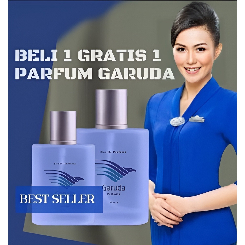 BELI 1 GRATIS 1 PARFUM PRIA DAN WANITA PRAMUGARI GARUDA INDONESIA AROMA GREEN TEA-ORIGINAL