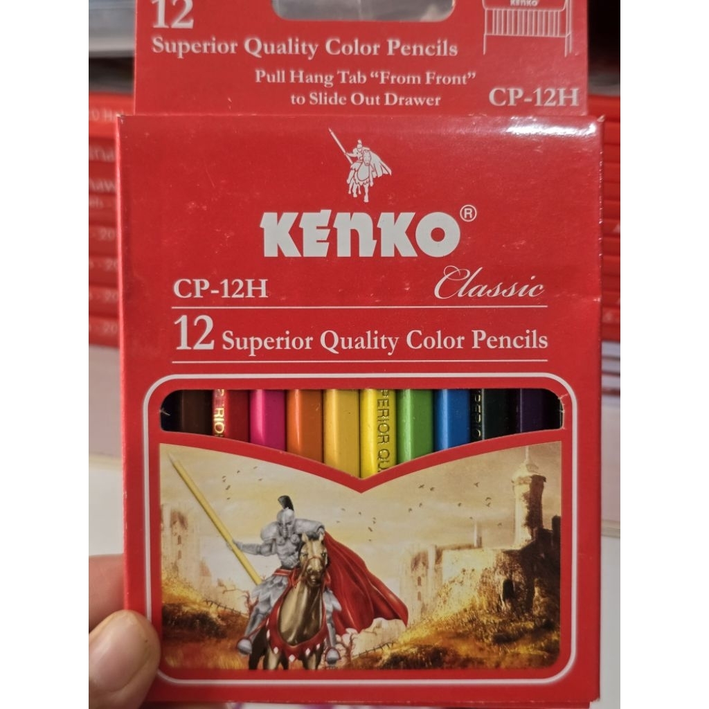 

PENSIL WARNA KENKO 12 WARNA PENDEK CP-12H PENCILS COLOURS KENKO