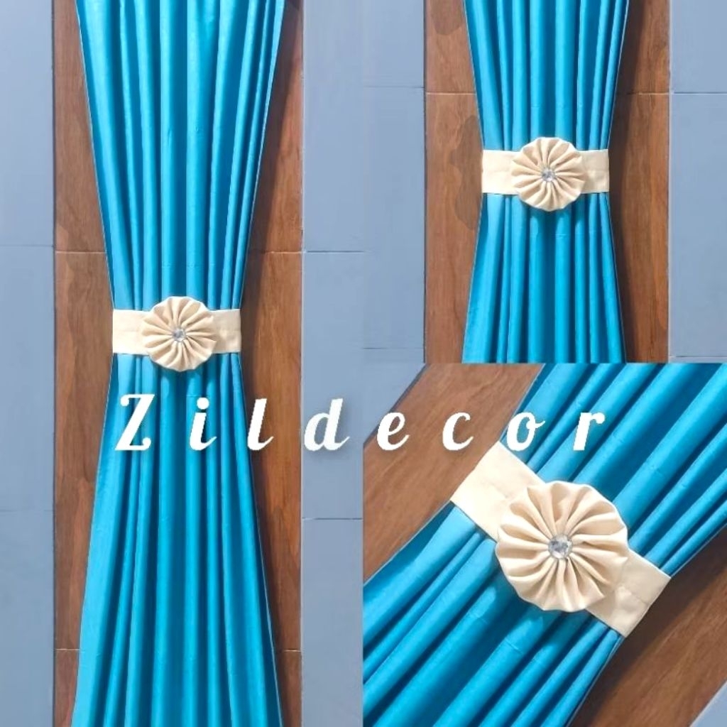 Gorden Kupu Kupu Jendela Kaca Pendek Sekolah minimalis