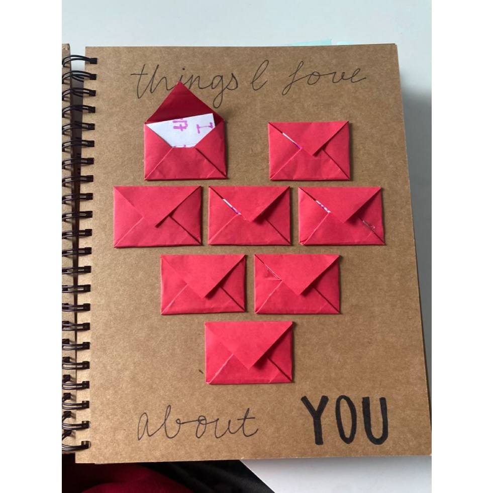 

Scrapbook Aesthetic Album vintage buku catatan story book kado anniversary valentine cowok cewek