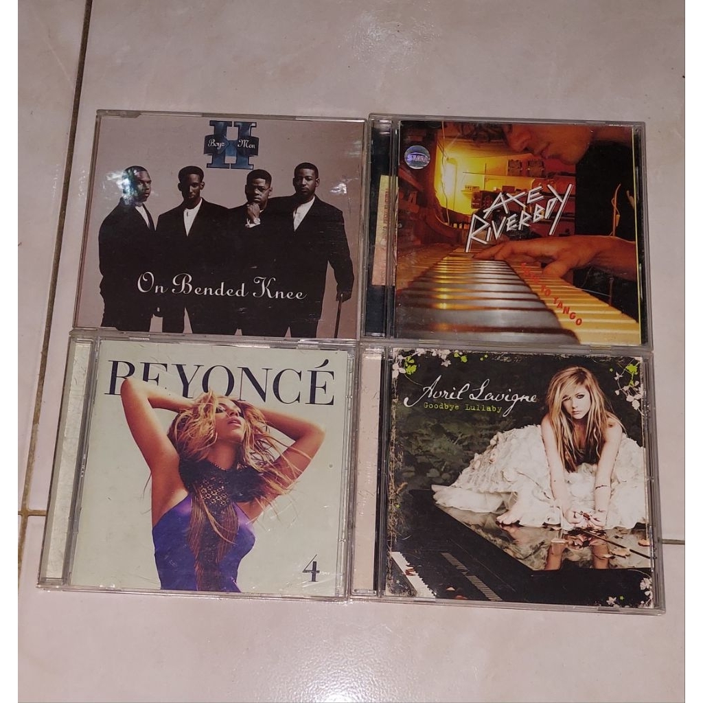 cd BOYZ II MEN-On Bended Knee / AXE RIVERBOY-Tutu To Tango / BEYONCE-4 / AVRIL LAVIGNE-GOODBYE Lulla