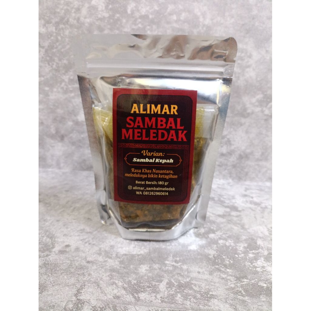 

alimar sambal meledak varian sambal kepah