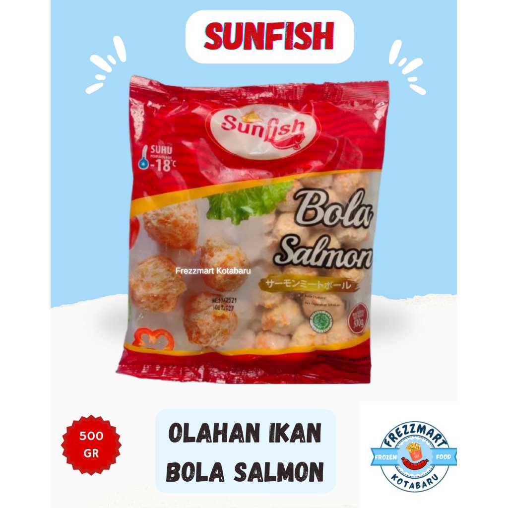 

SUNFISH Olahan Ikan Bola Salmon 500 Gr / Frezzmart Kotabaru