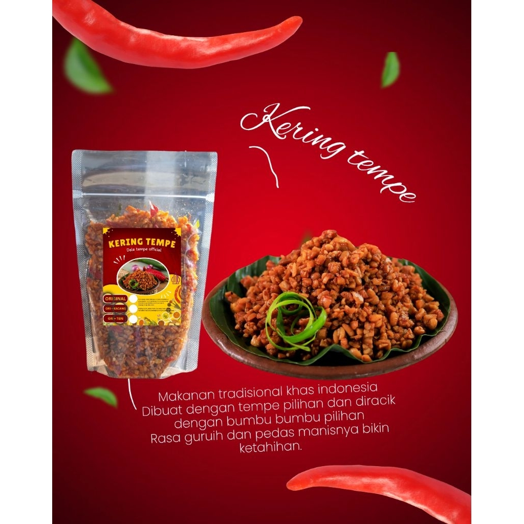

Kering Tempe 270 Gram – Camilan Gurih & Renyah, Cocok untuk Lauk atau Camilan!