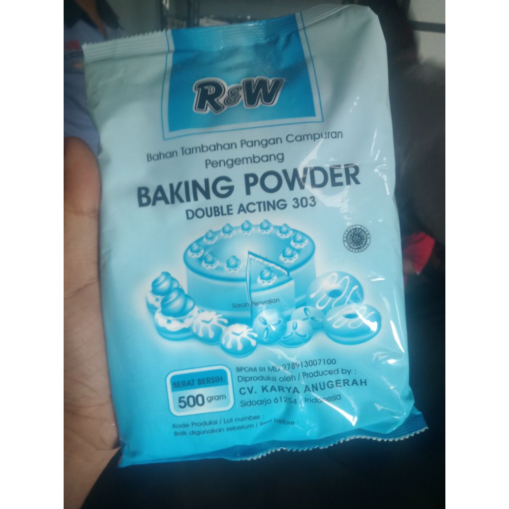 

baking powder 303 dobel acting 500g