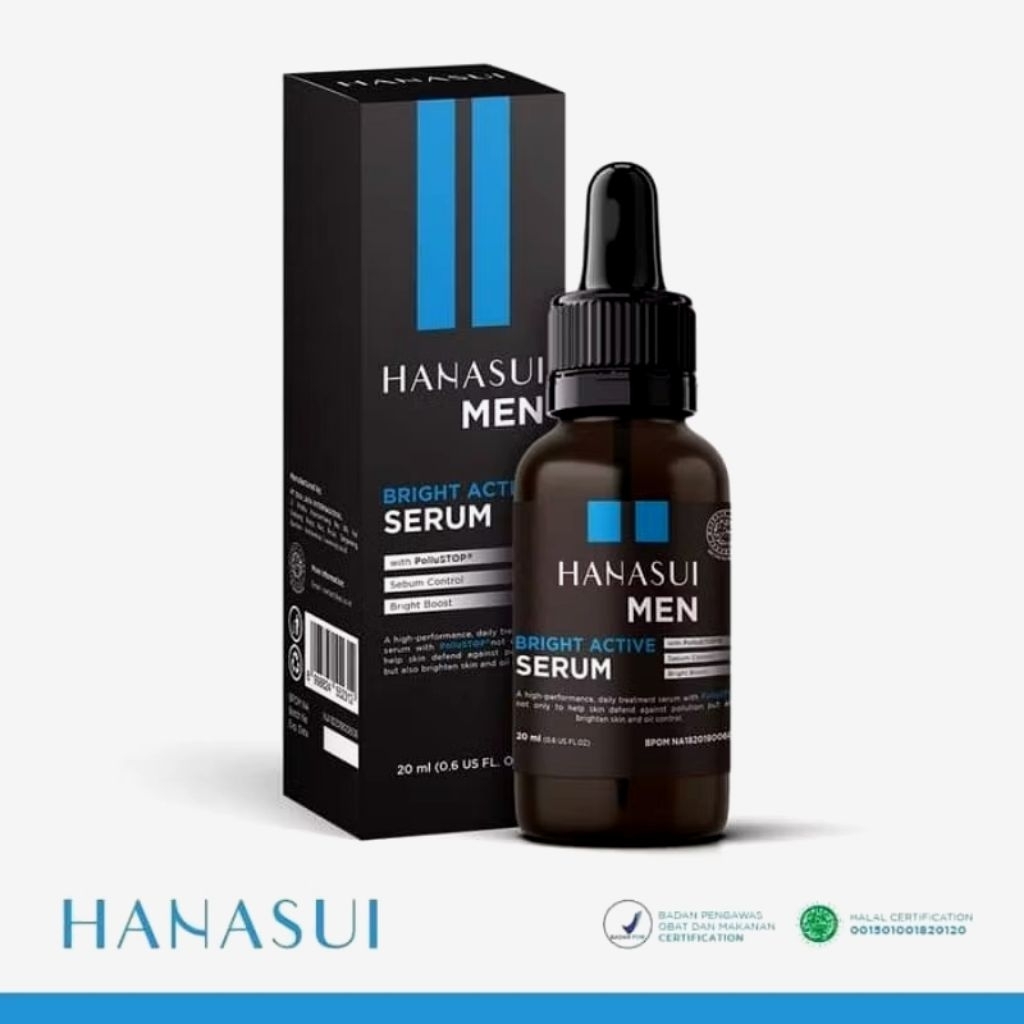 HANASUI men bright active serum 20 ml - serum hanasui men