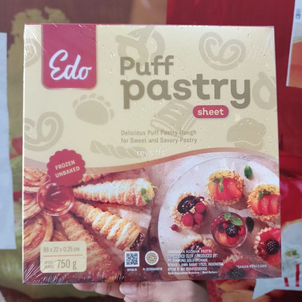 

Edo Puff Pastry Sheet 750gr