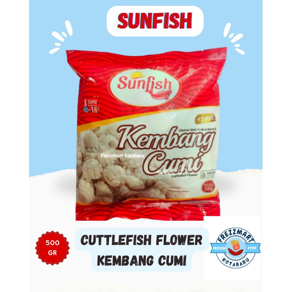 

SUNFISH Kembang Cumi / Cuttlefish Flower 500 Gr / Frezzmart Kotabaru