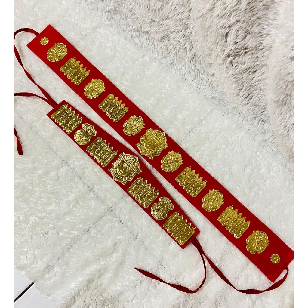 Sortali Lempengan Adat Batak + Ikat Pinggang Lempengan