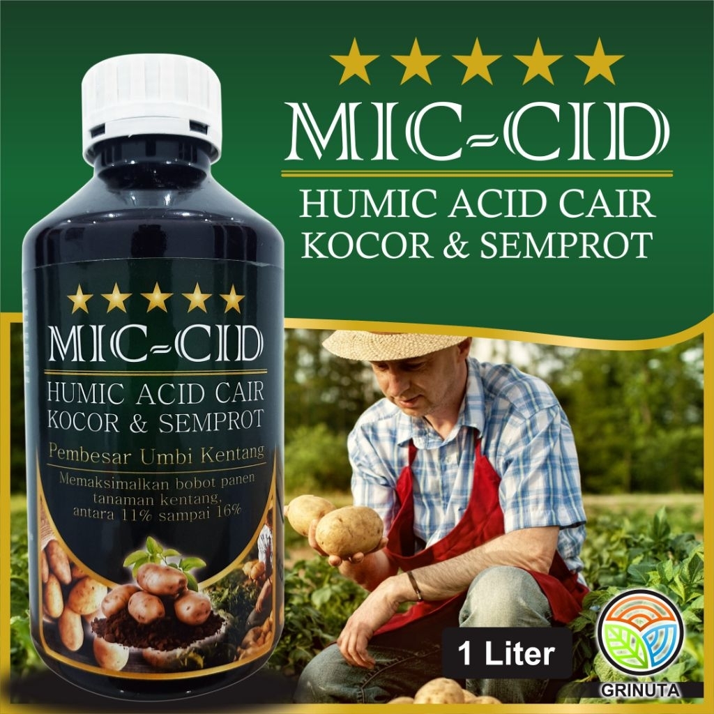 MIC-CID - Humic Acid Cair, Pembesar Umbi Kentang