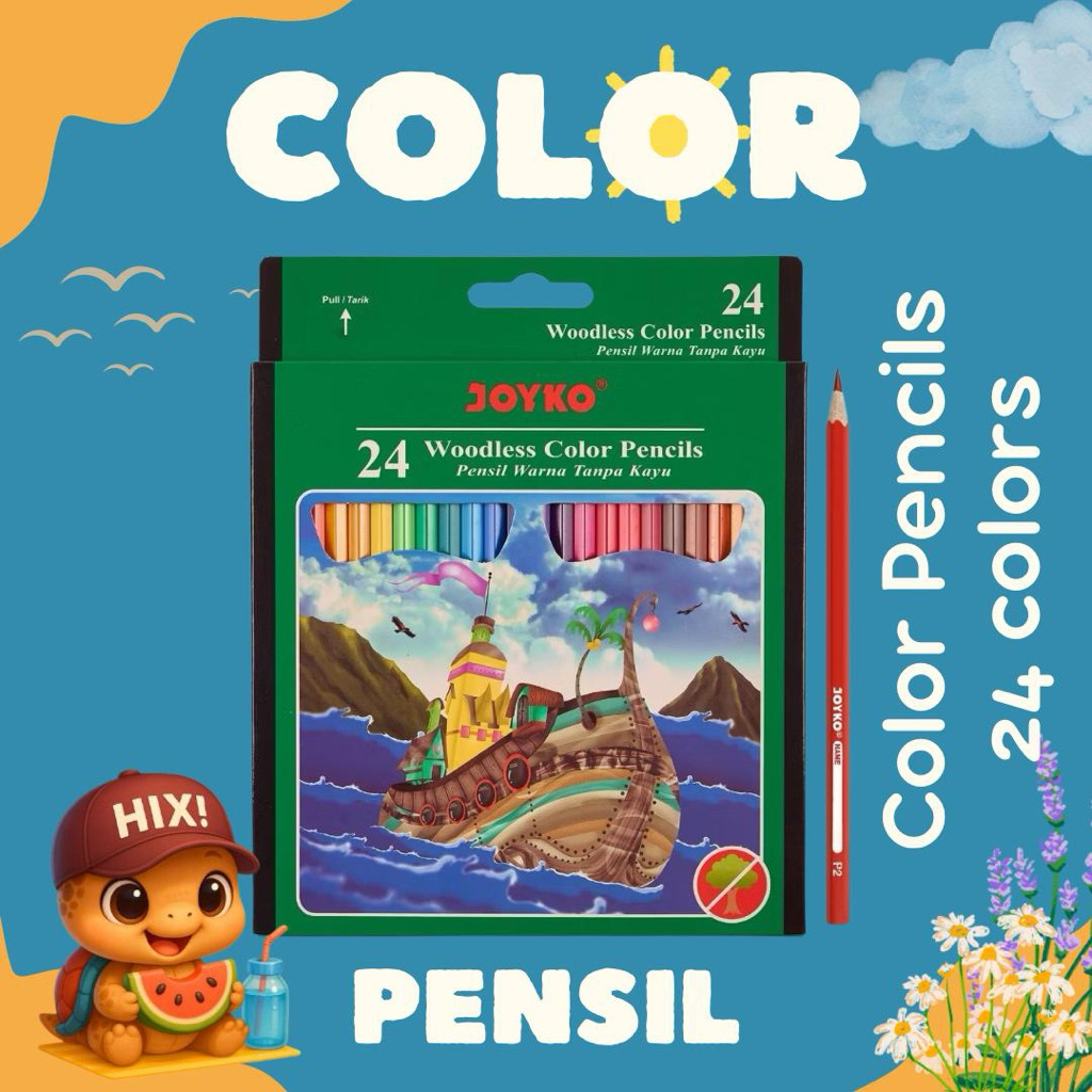 

Ready Pensil Warna Joyko Terbaik