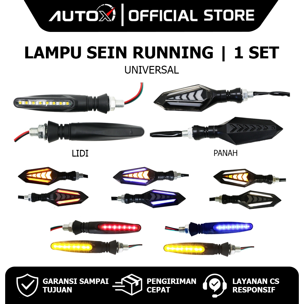 Lampu Sein Running Vario 125 150 & Beat Pop Street & Scoopy & Mio S M3 & Tiger & ADV & Supra & RX Ki