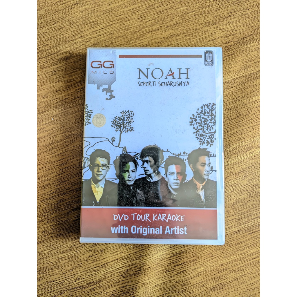 DVD KARAOKE - NOAH ALBUM SEPERTI SEHARUSNYA